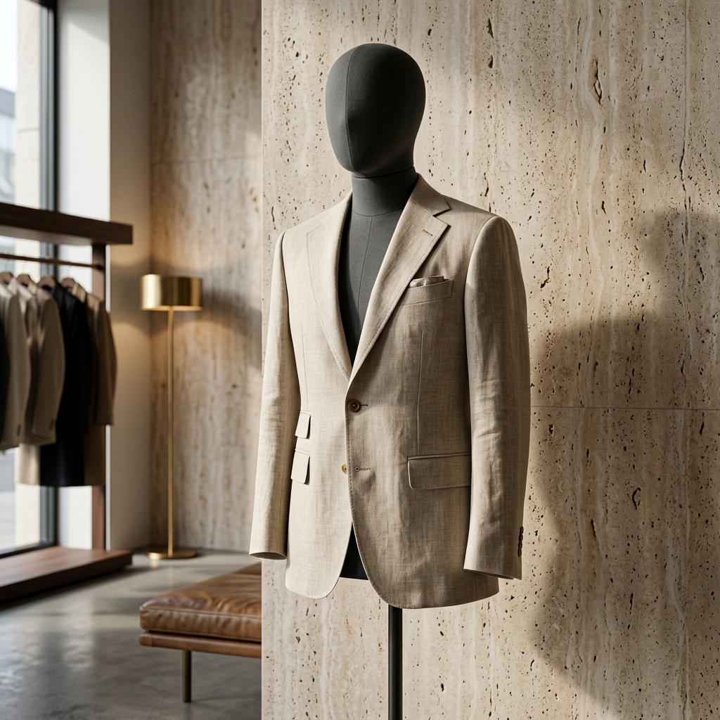 Tailored Linen Blazer